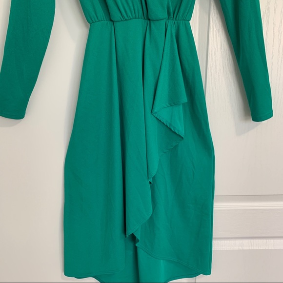 NWOT Sabie Green Wrap Dress Size Small - Picture 6 of 9